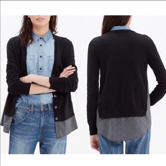 Madewell Sweaters - Madewell Cardigan Shirt Sweater